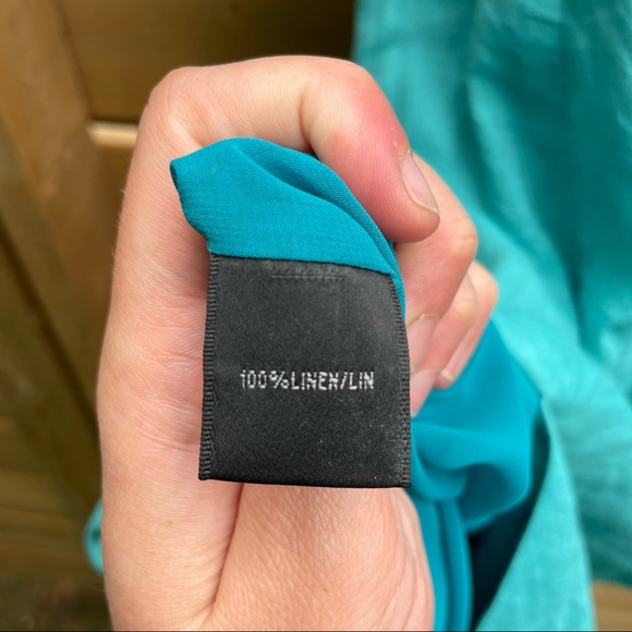 Lafayette 148 💯 linen empire waist dress - Picture 12 of 12